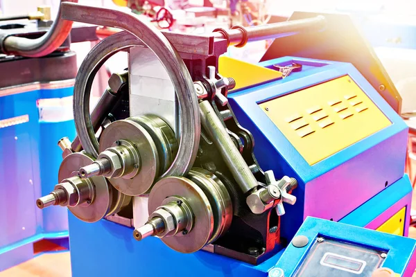Hydrauliczna Maszyna Gięcia Rolek Pierścieniowych — Zdjęcie stockowe