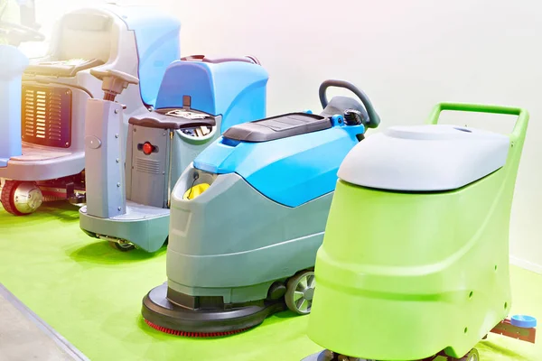 Compact Scrubber Drier Machines Store — Stock Photo, Image