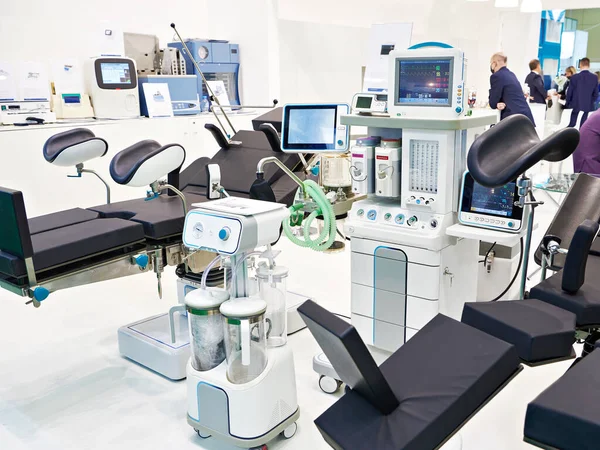 Moderne Medizinische Elektronische Geräte Für Die Gynäkologie Auf Der Ausstellung — Stockfoto