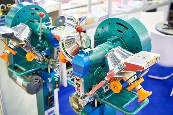 Máquina Fixação Industrial Para Fazer Rebites Botões — Fotografia de Stock
