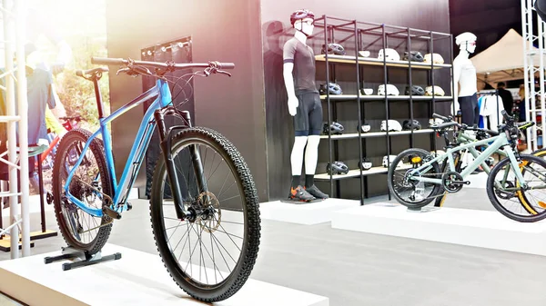 Mounting bicycle, road bike and equipment in store