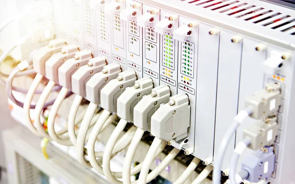 Connecteurs Prises Multi Broches Sur Appareil Électronique — Photo