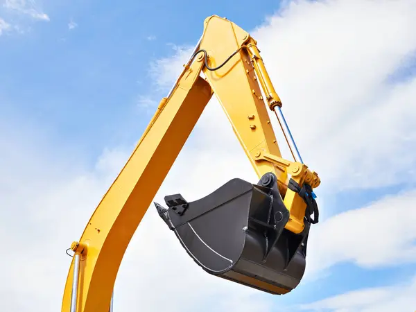 Excavator Bucket Background Construction Equipment — Stock Photo, Image