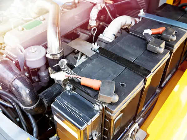 Akumulatory Samochód Ciężarowy — Zdjęcie stockowe