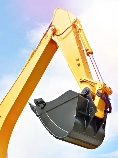 Excavator Bucket Background Construction Equipment — Stock Photo, Image