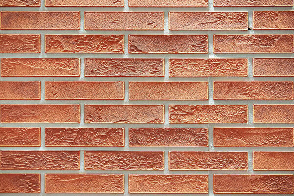 Fondo Ladrillo Rojo Pared Construcción — Foto de Stock