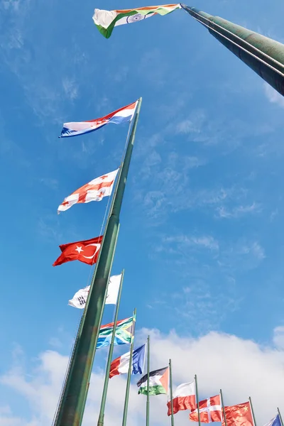 Flags of European countries for business events
