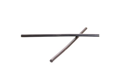 black silicone isolated on white background