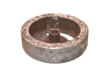 flywheel isolated on white background