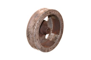 flywheel isolated on white background