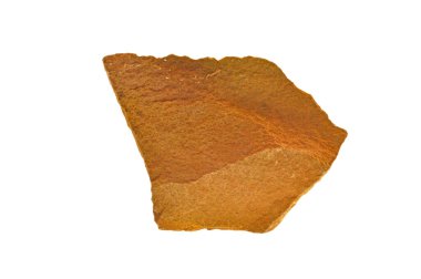 Beyaz arkaplanda izole taş