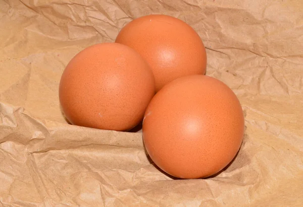 Αυγό Κοτόπουλου Απομονωμένο Λευκό Φόντο — Φωτογραφία Αρχείου
