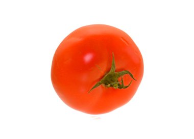 Beyaz arkaplanda izole edilmiş domates