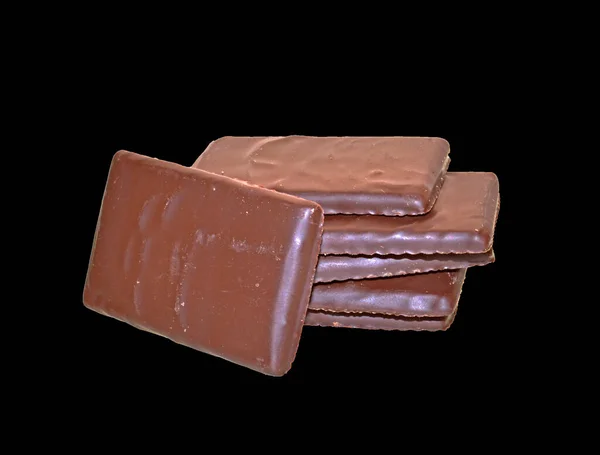 Chocolat Isolé Sur Fond Blanc — Photo