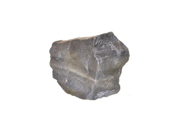 Piatră Izolată Fundal Alb — Fotografie, imagine de stoc