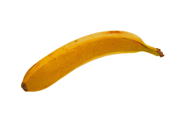 白地に隔離されたバナナ — ストック写真
