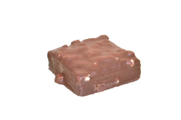 Caramelo Chocolate Aislado Sobre Fondo Blanco — Foto de Stock