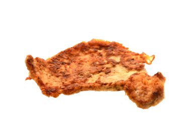 Pirzola beyaz arkaplanda izole edildi