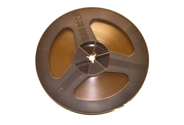 白い背景上に分離されてオーディオ テープ — ストック写真