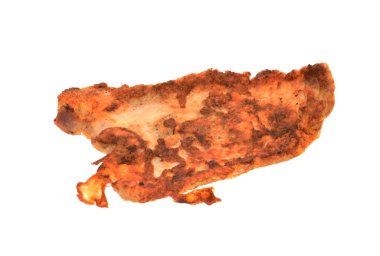 Pirzola beyaz arkaplanda izole edildi