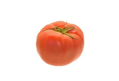 Beyaz arkaplanda izole edilmiş domates