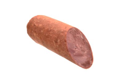 sosis beyaz arkaplanda izole