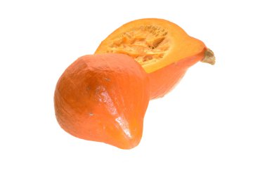 Beyaz arkaplanda kabak izole