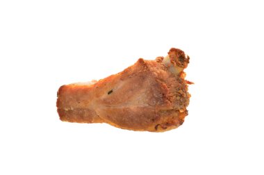 beyaz arka plan üzerinde izole kızarmış et