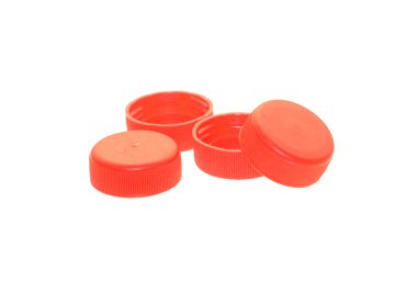 Şişe kapağı beyaz arkaplanda izole edildi