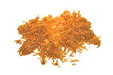 beyaz arkaplanda kuru lahana