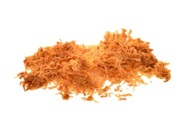 beyaz arkaplanda kuru lahana