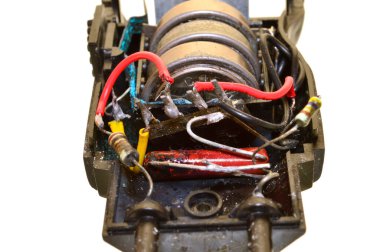 beyaz arkaplanda ayrıştırılmış fener