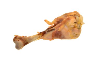 Beyaz arka planda izole edilmiş tavuk eti