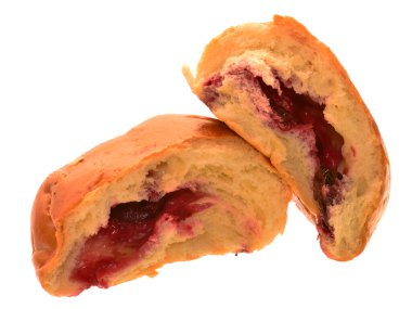 Beyaz arka plan üzerinde izole pasta