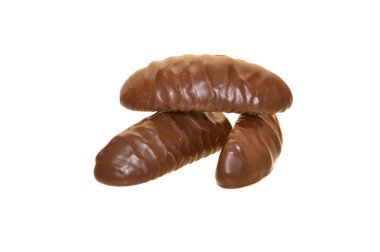 Beyaz arkaplanda izole edilmiş şeker