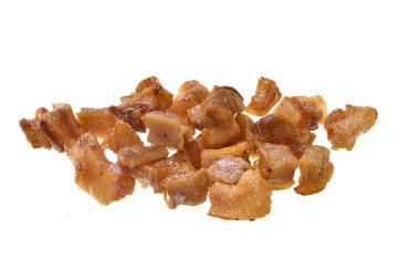 izole üzerinde beyaz arka plan domuz yağı