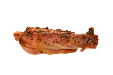 Beyaz arka planda izole edilmiş tavuk eti