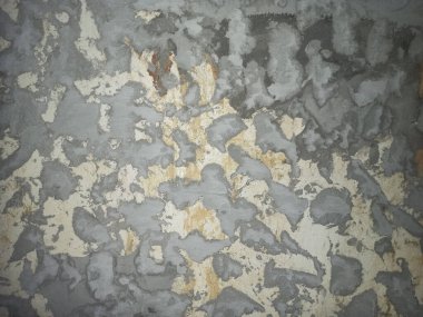 Duvarda alçı var. Yakın plan.