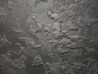 Duvarlar için dekoratif alçı - yakın plan