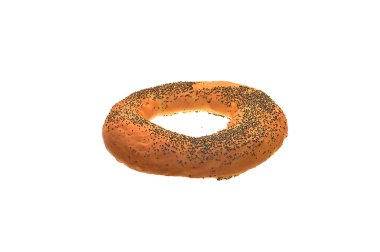 ekmek beyaz arkaplanda izole edildi