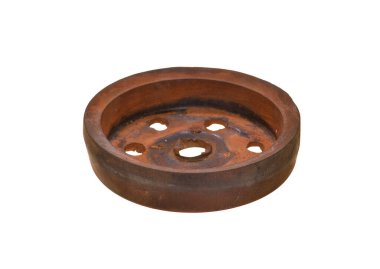 kauçuk piston beyaz arkaplanda izole edildi
