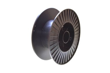 Beyaz arka plan üzerinde izole tel biriktirme