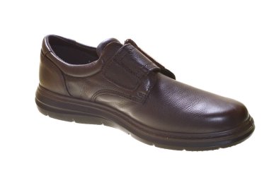 Erkek ayakkabıları beyaz arkaplanda izole