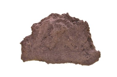 beyaz arkaplanda izole edilmiş toprak