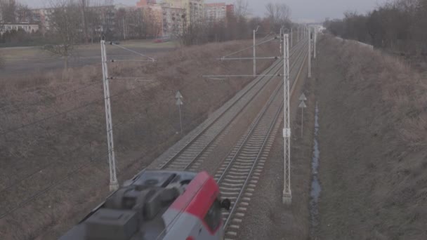 Büyüleyici Kütük Videosu Sizi Trenler Dünyasında Heyecan Verici Bir Yolculuğa — Stok video