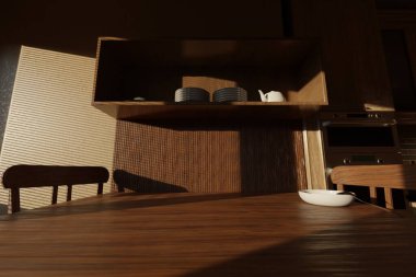 Sofrayı tek tabakla, evin içini yumuşak ışıklandırmayla donatın..