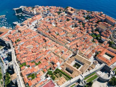 Dubrovnik 'in kuş bakışı görüntüsü