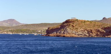 Poseidon temple at Sounio, Attica, Greece.