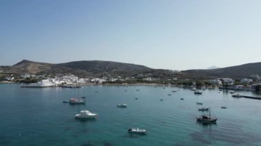 Pollonia village in Milos island, Cyclades, Greece