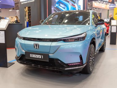 ATENS, GREECE - 5 Ekim 2024: Otomobil Athina 2024 Motor Fuarında Ny1.